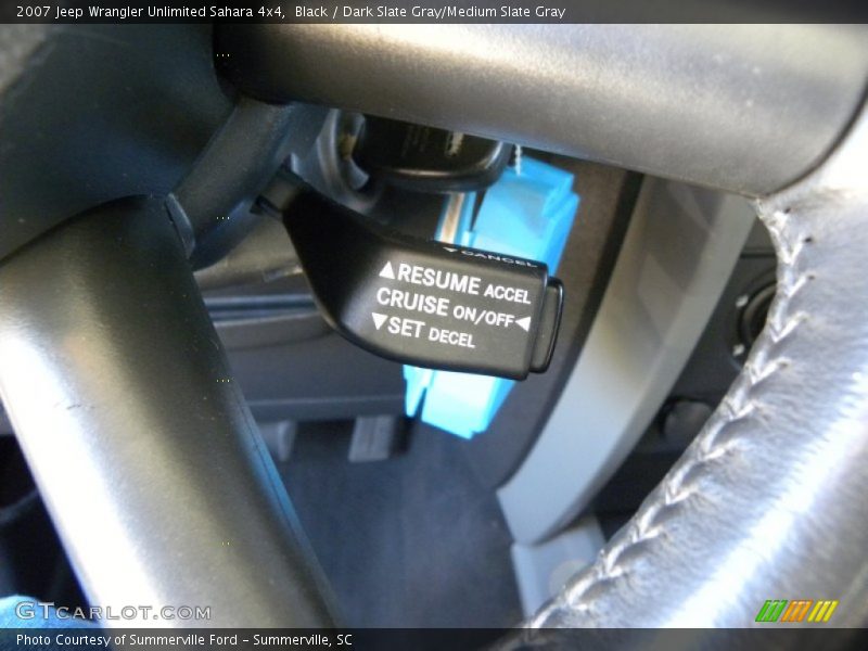 Black / Dark Slate Gray/Medium Slate Gray 2007 Jeep Wrangler Unlimited Sahara 4x4