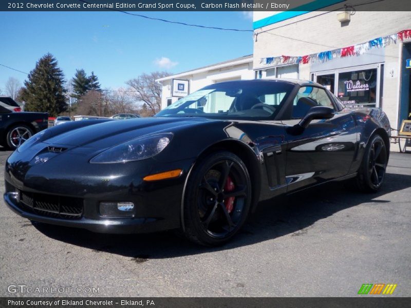 Carbon Flash Metallic / Ebony 2012 Chevrolet Corvette Centennial Edition Grand Sport Coupe