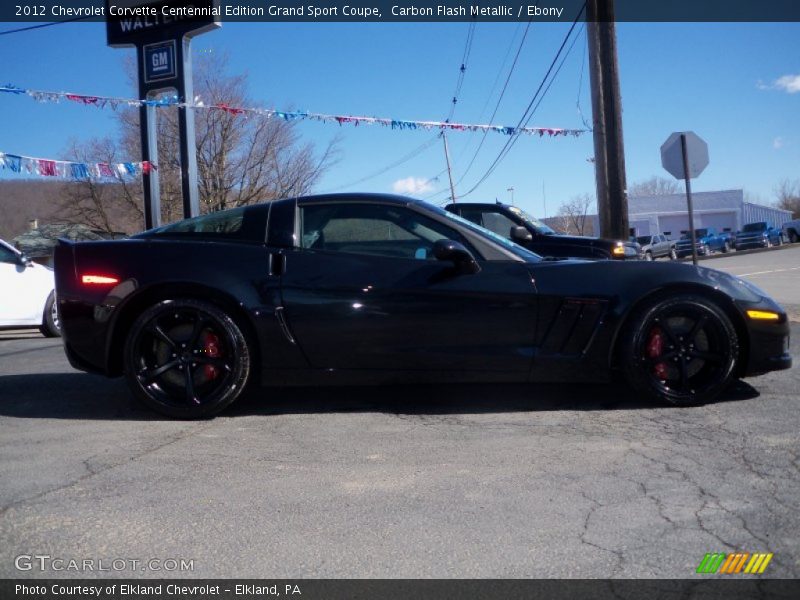 Carbon Flash Metallic / Ebony 2012 Chevrolet Corvette Centennial Edition Grand Sport Coupe