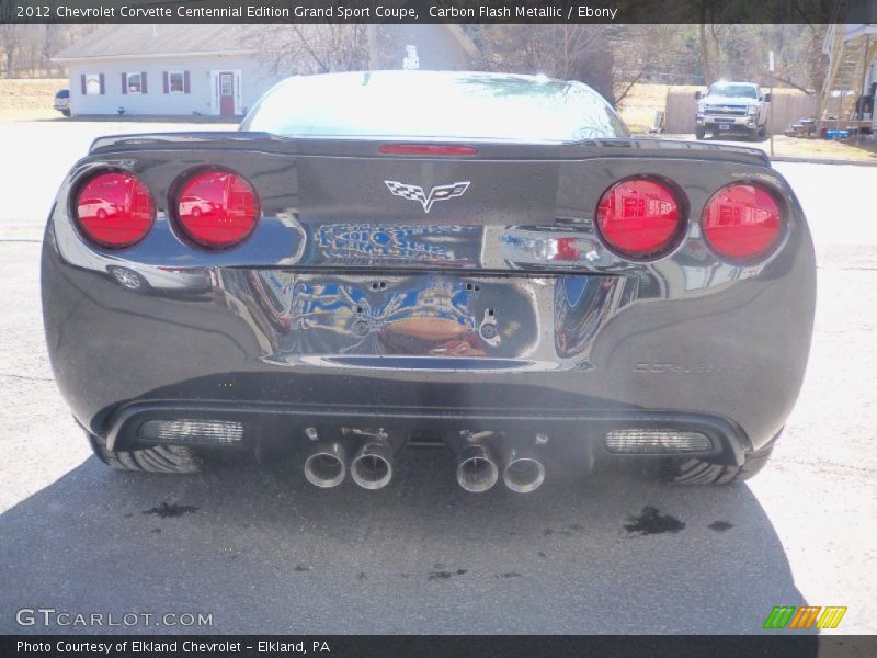 Carbon Flash Metallic / Ebony 2012 Chevrolet Corvette Centennial Edition Grand Sport Coupe