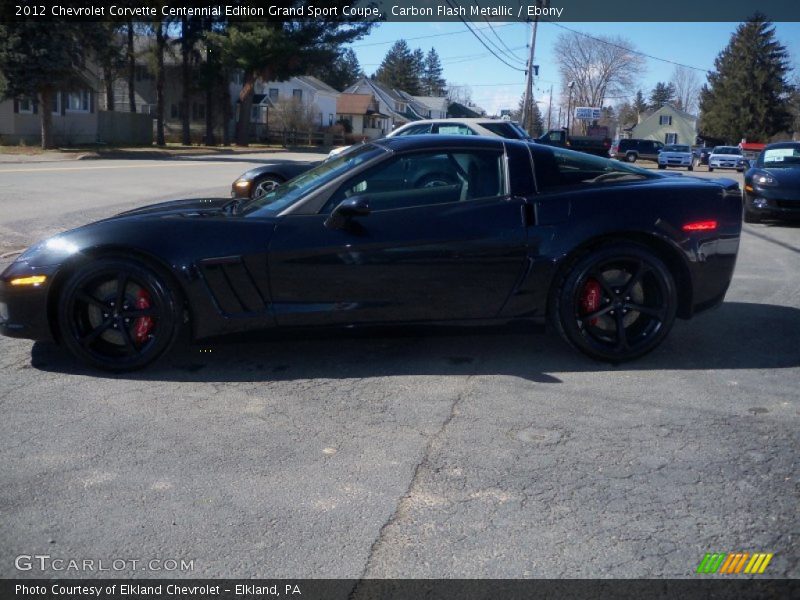 Carbon Flash Metallic / Ebony 2012 Chevrolet Corvette Centennial Edition Grand Sport Coupe