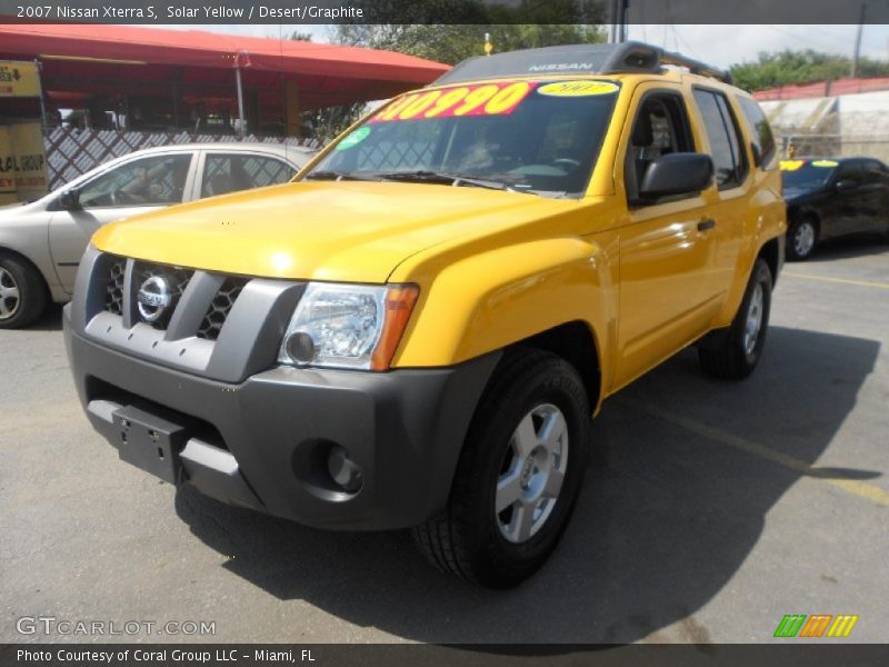 Solar Yellow / Desert/Graphite 2007 Nissan Xterra S