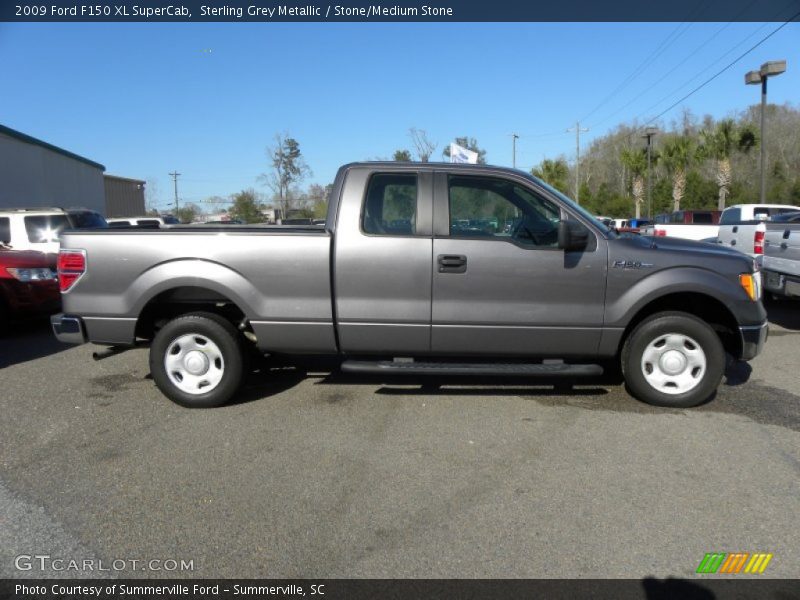 Sterling Grey Metallic / Stone/Medium Stone 2009 Ford F150 XL SuperCab