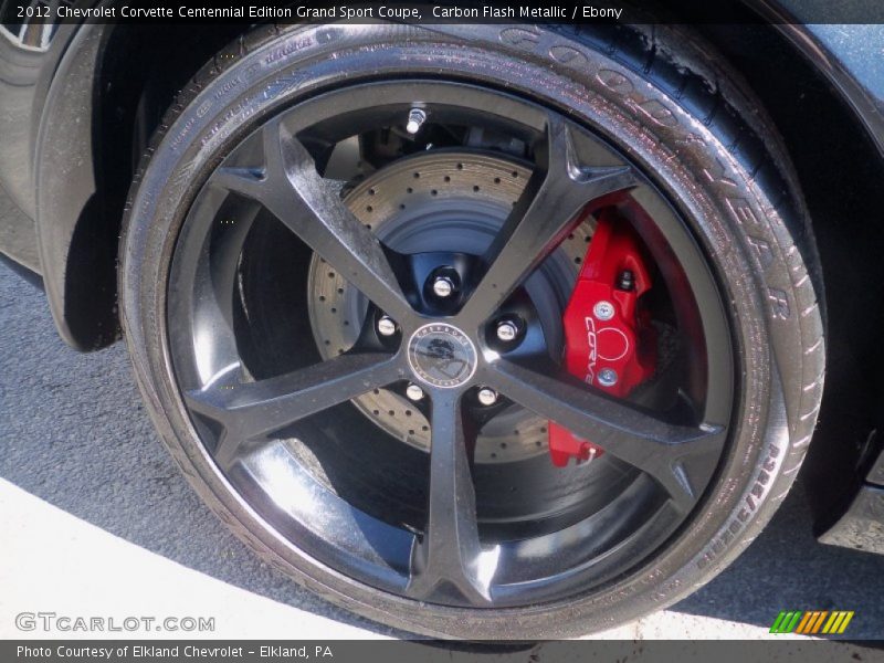  2012 Corvette Centennial Edition Grand Sport Coupe Wheel