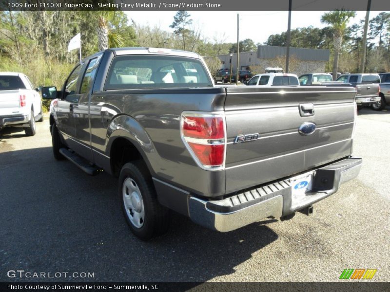 Sterling Grey Metallic / Stone/Medium Stone 2009 Ford F150 XL SuperCab