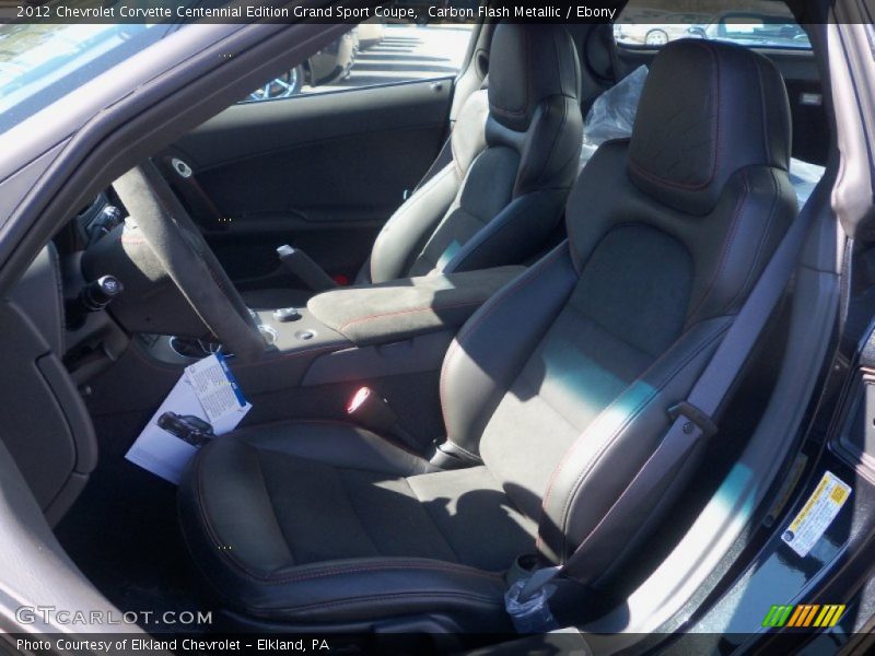 Carbon Flash Metallic / Ebony 2012 Chevrolet Corvette Centennial Edition Grand Sport Coupe