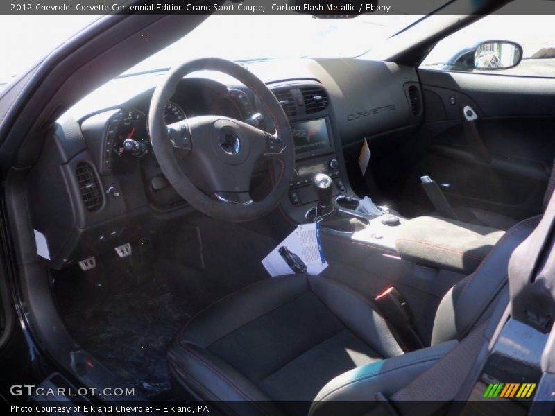 Carbon Flash Metallic / Ebony 2012 Chevrolet Corvette Centennial Edition Grand Sport Coupe