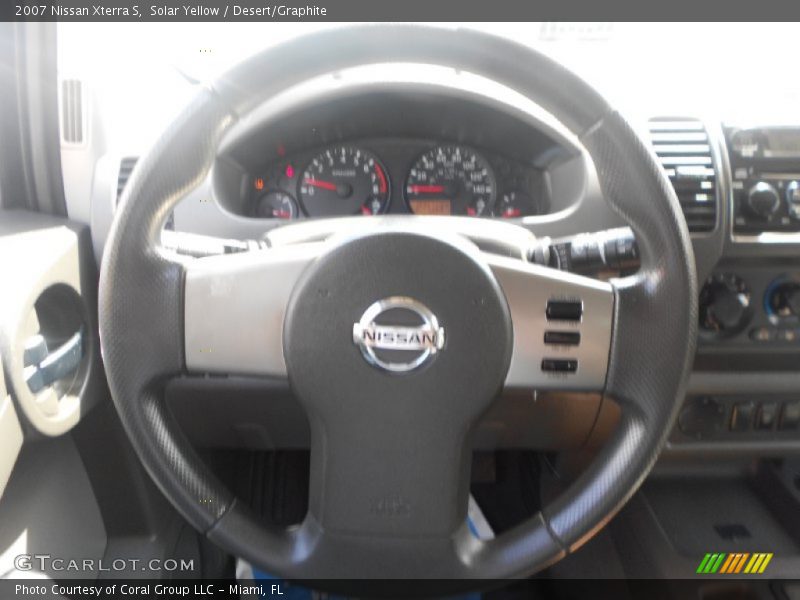 Solar Yellow / Desert/Graphite 2007 Nissan Xterra S