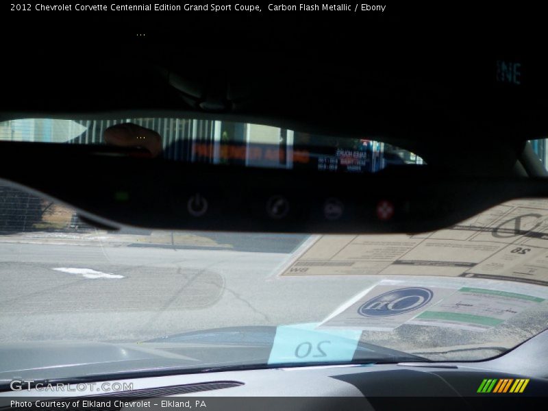 Carbon Flash Metallic / Ebony 2012 Chevrolet Corvette Centennial Edition Grand Sport Coupe