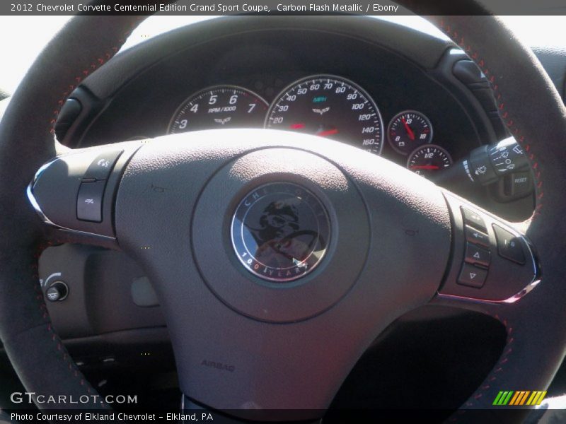 Carbon Flash Metallic / Ebony 2012 Chevrolet Corvette Centennial Edition Grand Sport Coupe