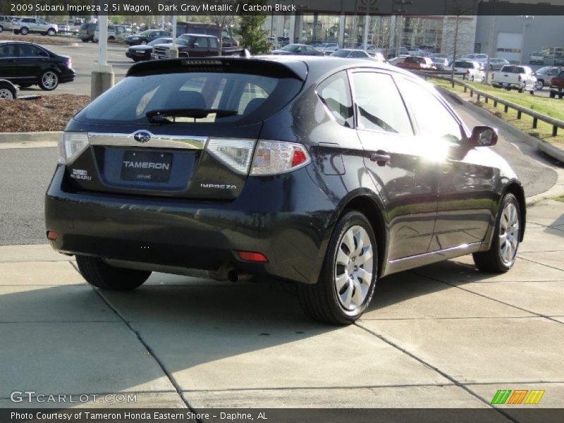 Dark Gray Metallic / Carbon Black 2009 Subaru Impreza 2.5i Wagon