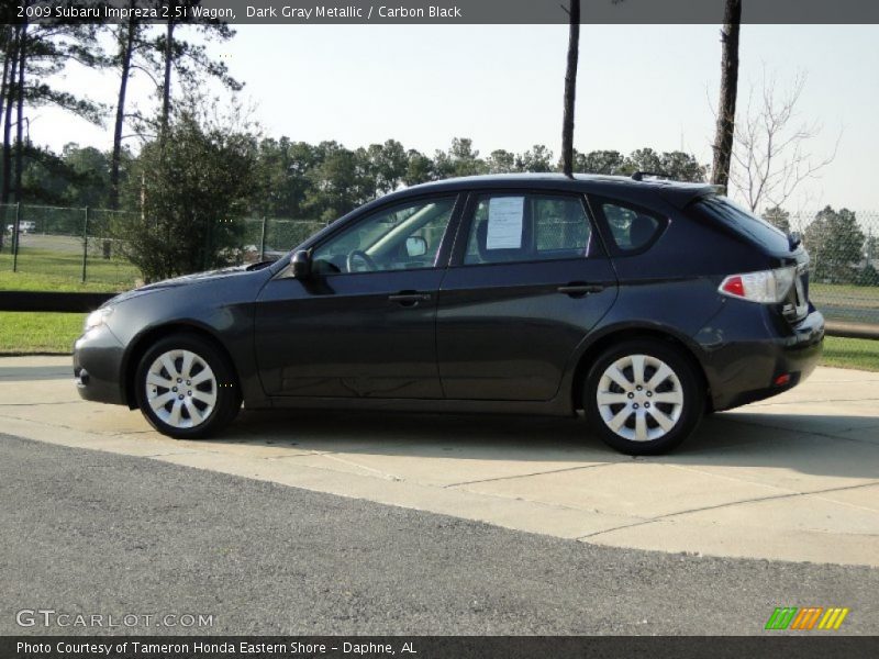 Dark Gray Metallic / Carbon Black 2009 Subaru Impreza 2.5i Wagon