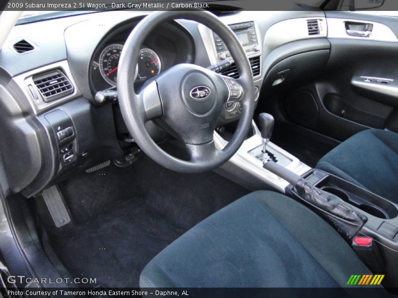 Dark Gray Metallic / Carbon Black 2009 Subaru Impreza 2.5i Wagon
