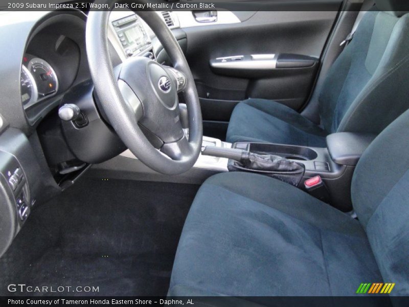 Dark Gray Metallic / Carbon Black 2009 Subaru Impreza 2.5i Wagon