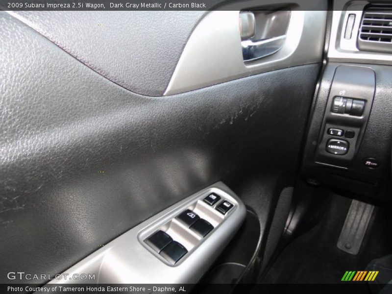 Dark Gray Metallic / Carbon Black 2009 Subaru Impreza 2.5i Wagon