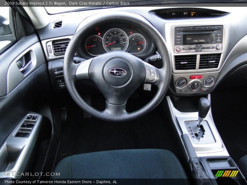 Dark Gray Metallic / Carbon Black 2009 Subaru Impreza 2.5i Wagon