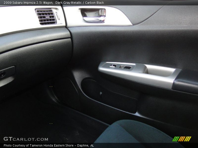 Dark Gray Metallic / Carbon Black 2009 Subaru Impreza 2.5i Wagon