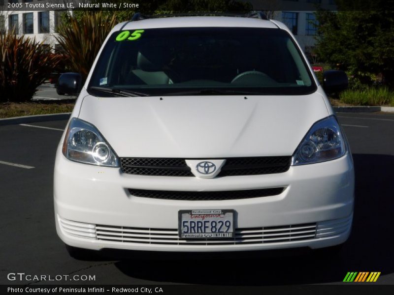 Natural White / Stone 2005 Toyota Sienna LE
