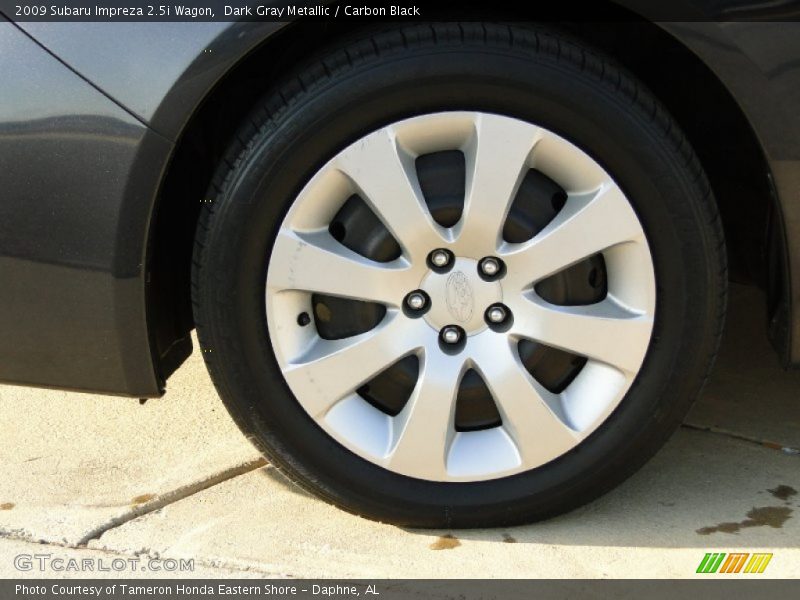 Dark Gray Metallic / Carbon Black 2009 Subaru Impreza 2.5i Wagon