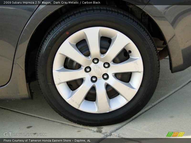 Dark Gray Metallic / Carbon Black 2009 Subaru Impreza 2.5i Wagon