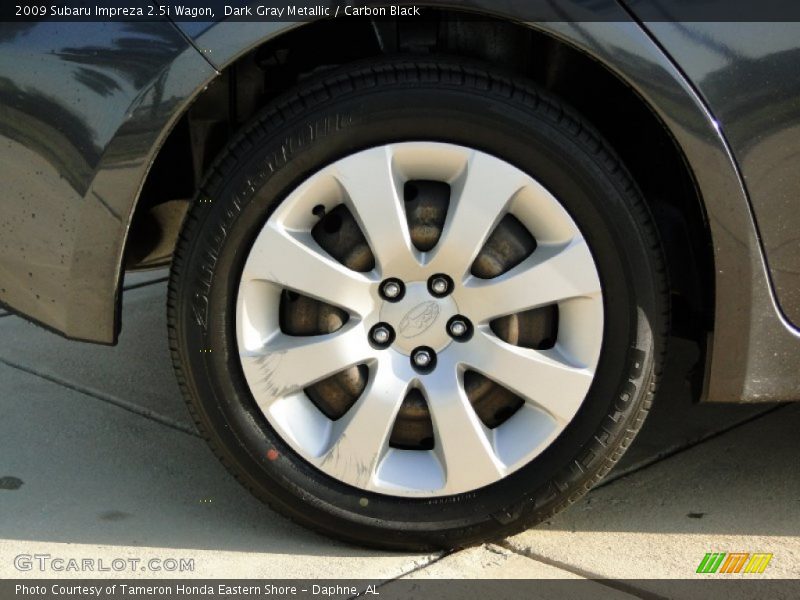 Dark Gray Metallic / Carbon Black 2009 Subaru Impreza 2.5i Wagon