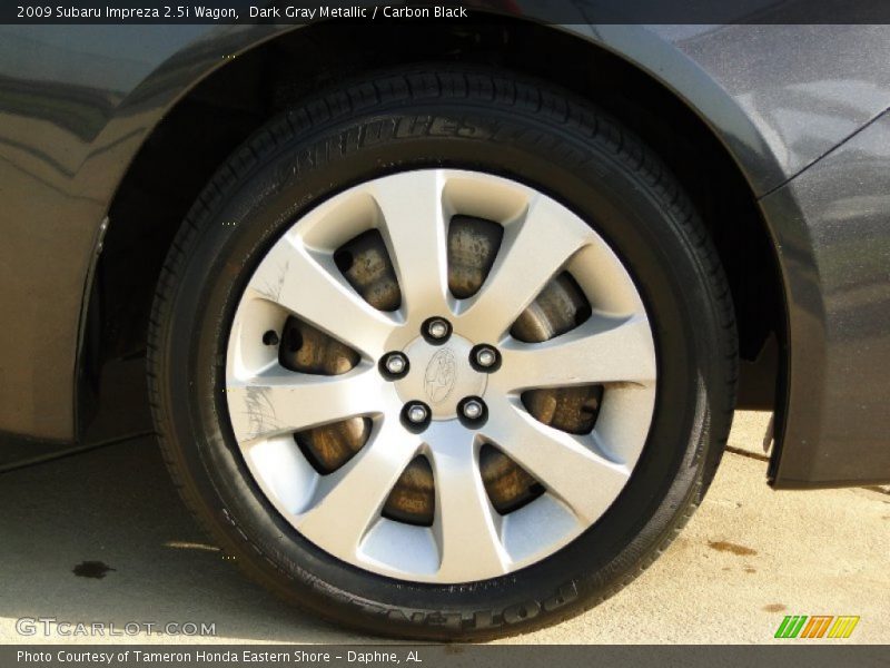 Dark Gray Metallic / Carbon Black 2009 Subaru Impreza 2.5i Wagon