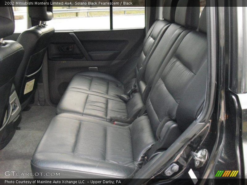 Solano Black Pearlescent / Black 2002 Mitsubishi Montero Limited 4x4