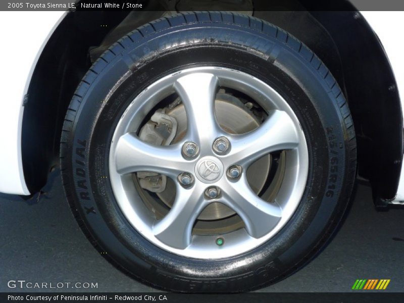 Natural White / Stone 2005 Toyota Sienna LE