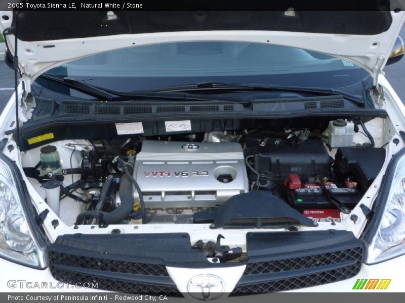 Natural White / Stone 2005 Toyota Sienna LE