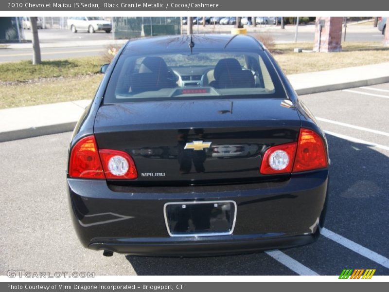 Black Granite Metallic / Cocoa/Cashmere 2010 Chevrolet Malibu LS Sedan