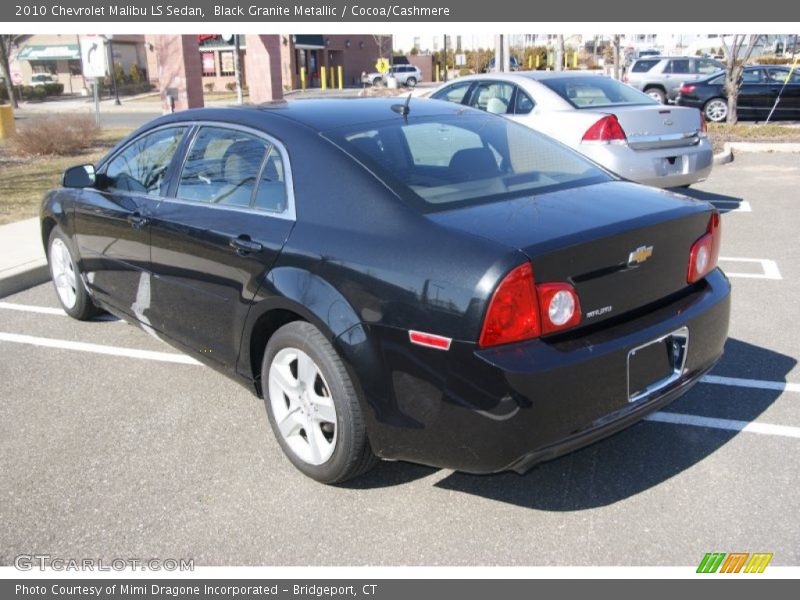 Black Granite Metallic / Cocoa/Cashmere 2010 Chevrolet Malibu LS Sedan