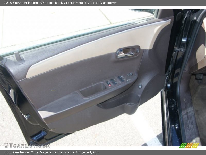 Black Granite Metallic / Cocoa/Cashmere 2010 Chevrolet Malibu LS Sedan