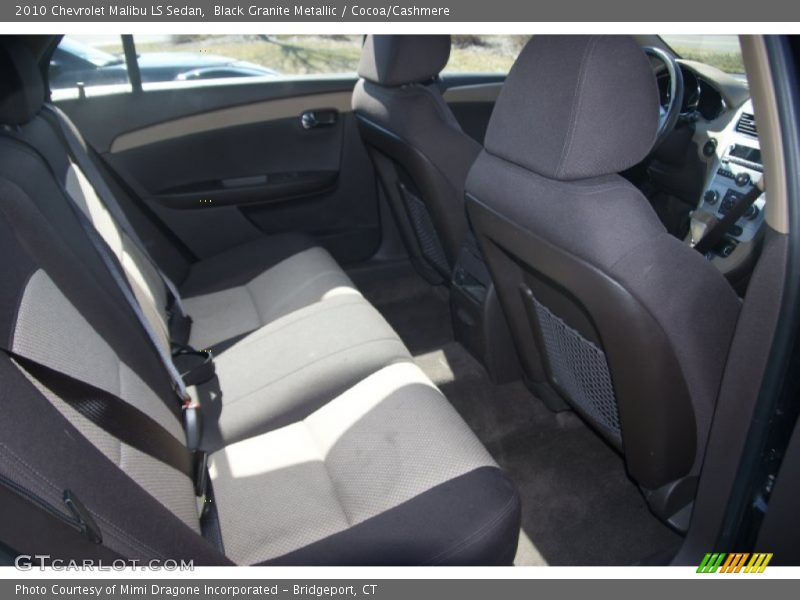 Black Granite Metallic / Cocoa/Cashmere 2010 Chevrolet Malibu LS Sedan