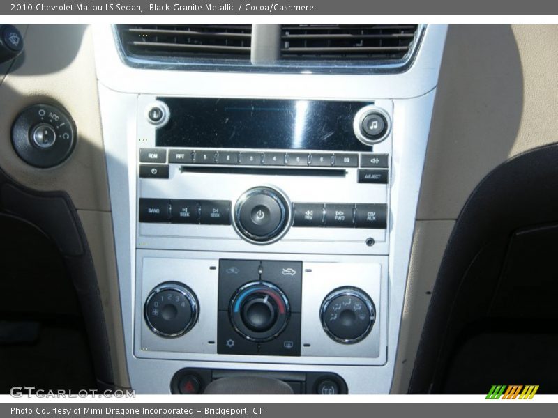Black Granite Metallic / Cocoa/Cashmere 2010 Chevrolet Malibu LS Sedan