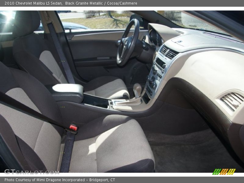 Black Granite Metallic / Cocoa/Cashmere 2010 Chevrolet Malibu LS Sedan