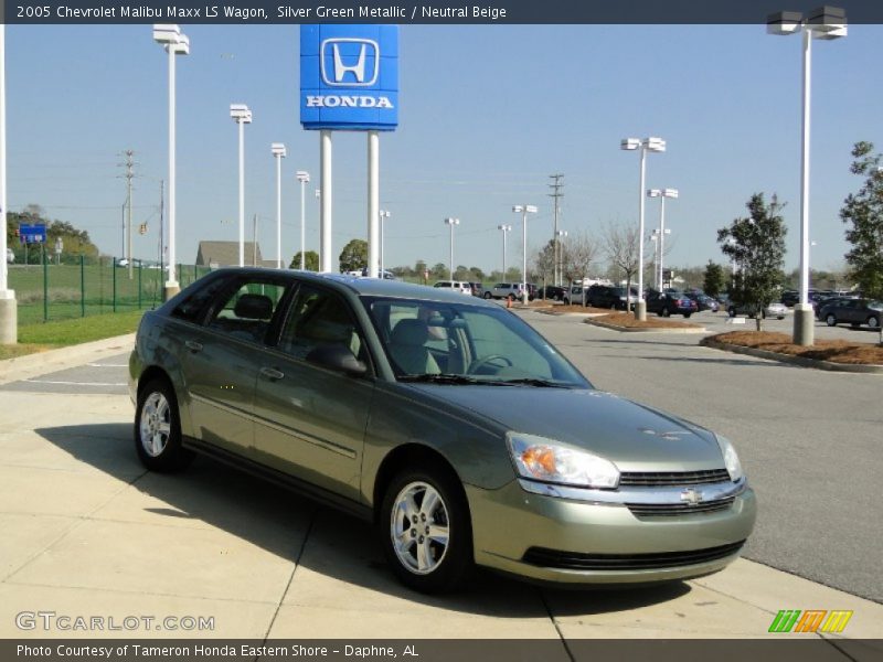 Silver Green Metallic / Neutral Beige 2005 Chevrolet Malibu Maxx LS Wagon