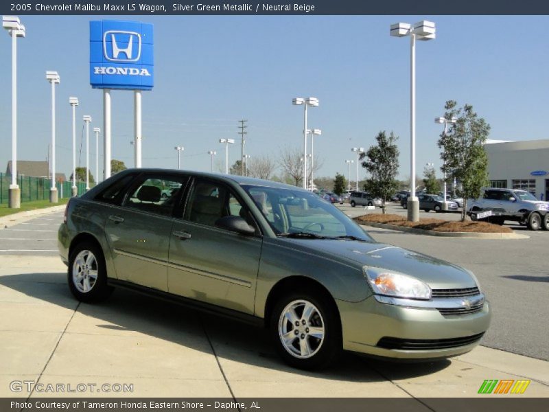 Silver Green Metallic / Neutral Beige 2005 Chevrolet Malibu Maxx LS Wagon