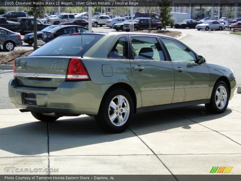 Silver Green Metallic / Neutral Beige 2005 Chevrolet Malibu Maxx LS Wagon