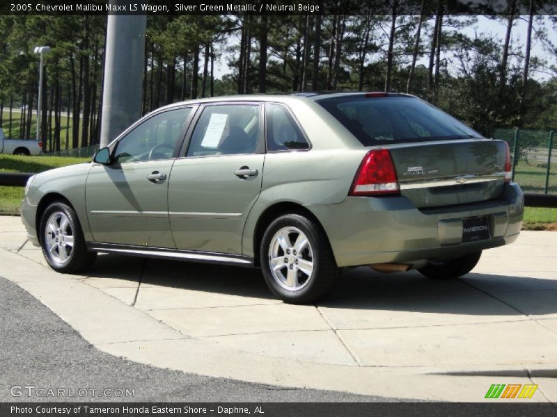 Silver Green Metallic / Neutral Beige 2005 Chevrolet Malibu Maxx LS Wagon