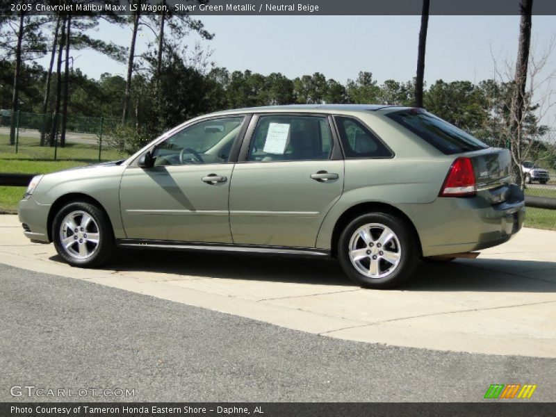 Silver Green Metallic / Neutral Beige 2005 Chevrolet Malibu Maxx LS Wagon
