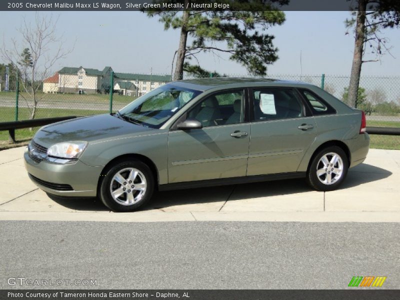 Silver Green Metallic / Neutral Beige 2005 Chevrolet Malibu Maxx LS Wagon