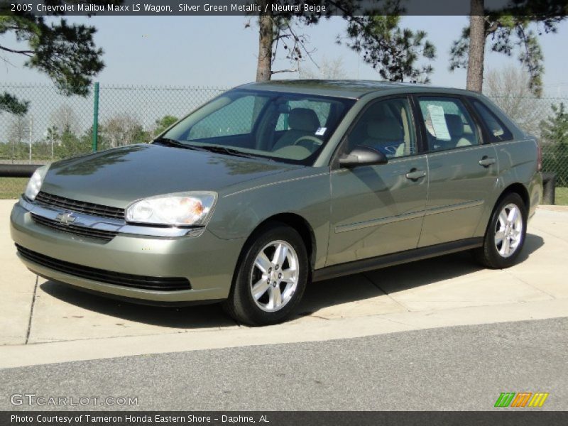 Silver Green Metallic / Neutral Beige 2005 Chevrolet Malibu Maxx LS Wagon