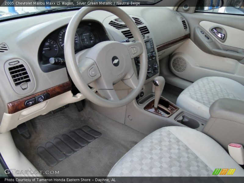 Silver Green Metallic / Neutral Beige 2005 Chevrolet Malibu Maxx LS Wagon