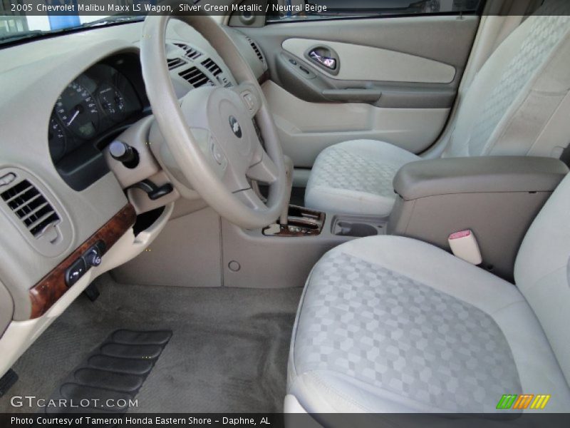Silver Green Metallic / Neutral Beige 2005 Chevrolet Malibu Maxx LS Wagon