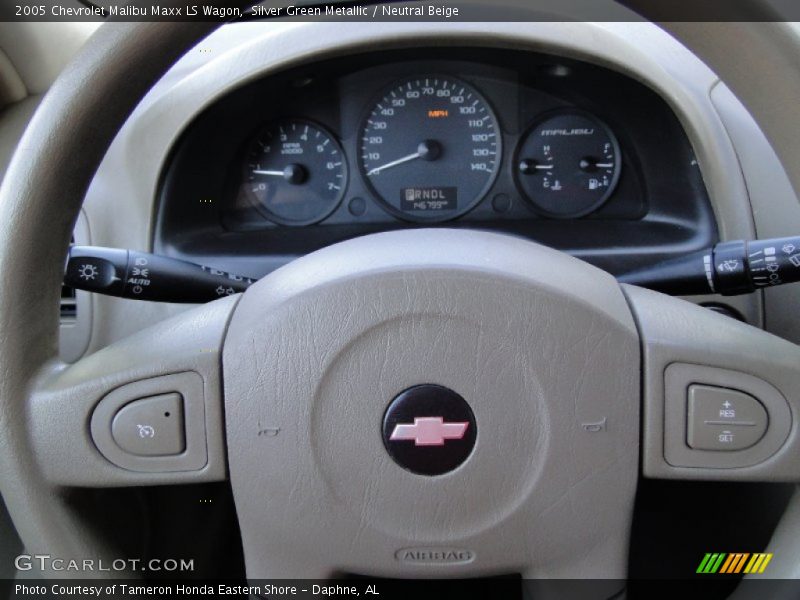Silver Green Metallic / Neutral Beige 2005 Chevrolet Malibu Maxx LS Wagon