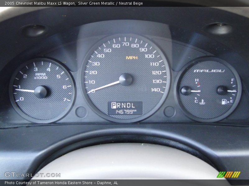Silver Green Metallic / Neutral Beige 2005 Chevrolet Malibu Maxx LS Wagon