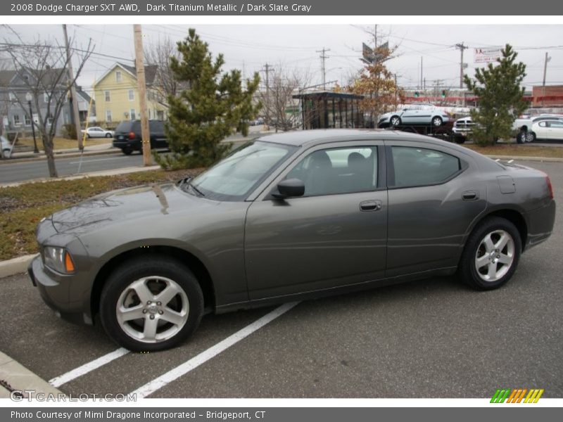 Dark Titanium Metallic / Dark Slate Gray 2008 Dodge Charger SXT AWD