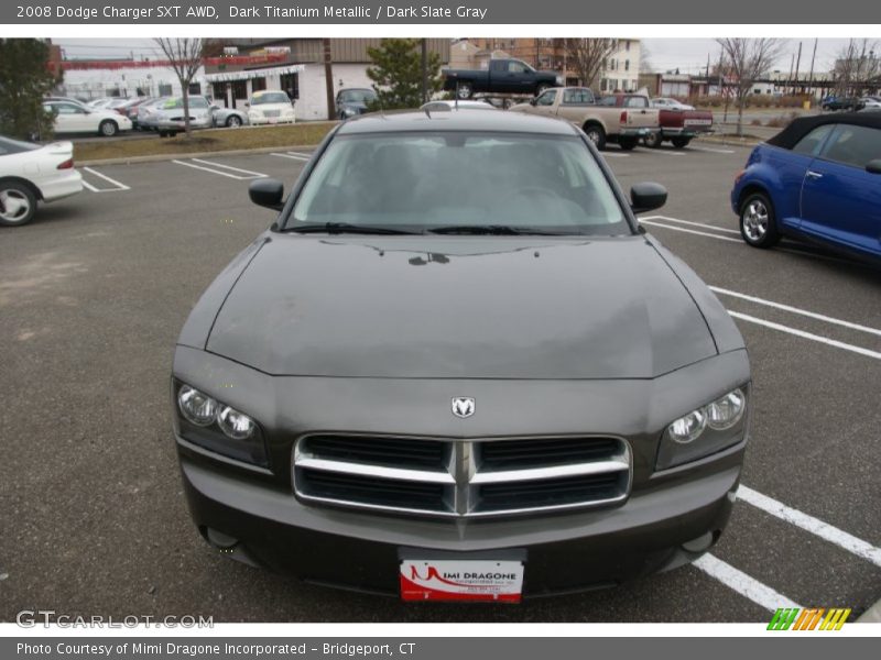 Dark Titanium Metallic / Dark Slate Gray 2008 Dodge Charger SXT AWD