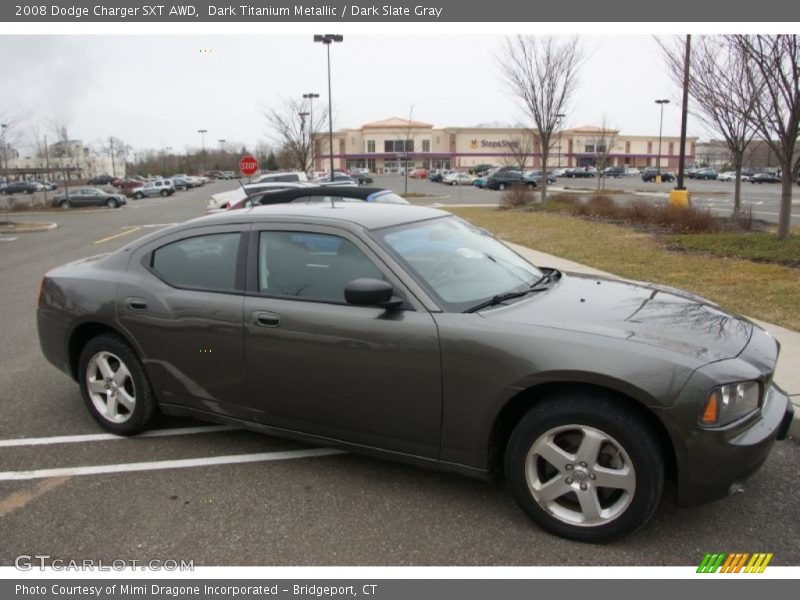 Dark Titanium Metallic / Dark Slate Gray 2008 Dodge Charger SXT AWD