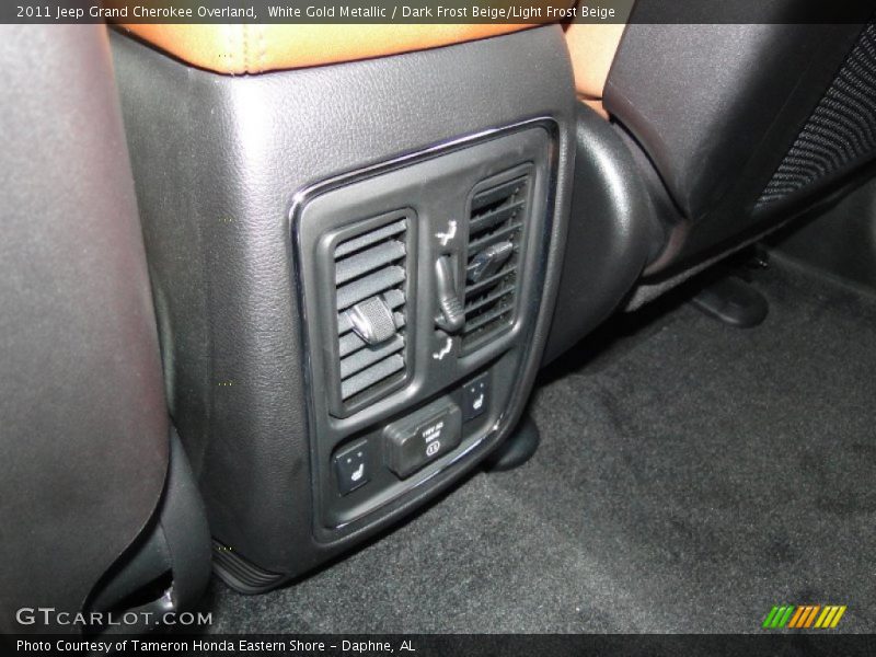 White Gold Metallic / Dark Frost Beige/Light Frost Beige 2011 Jeep Grand Cherokee Overland